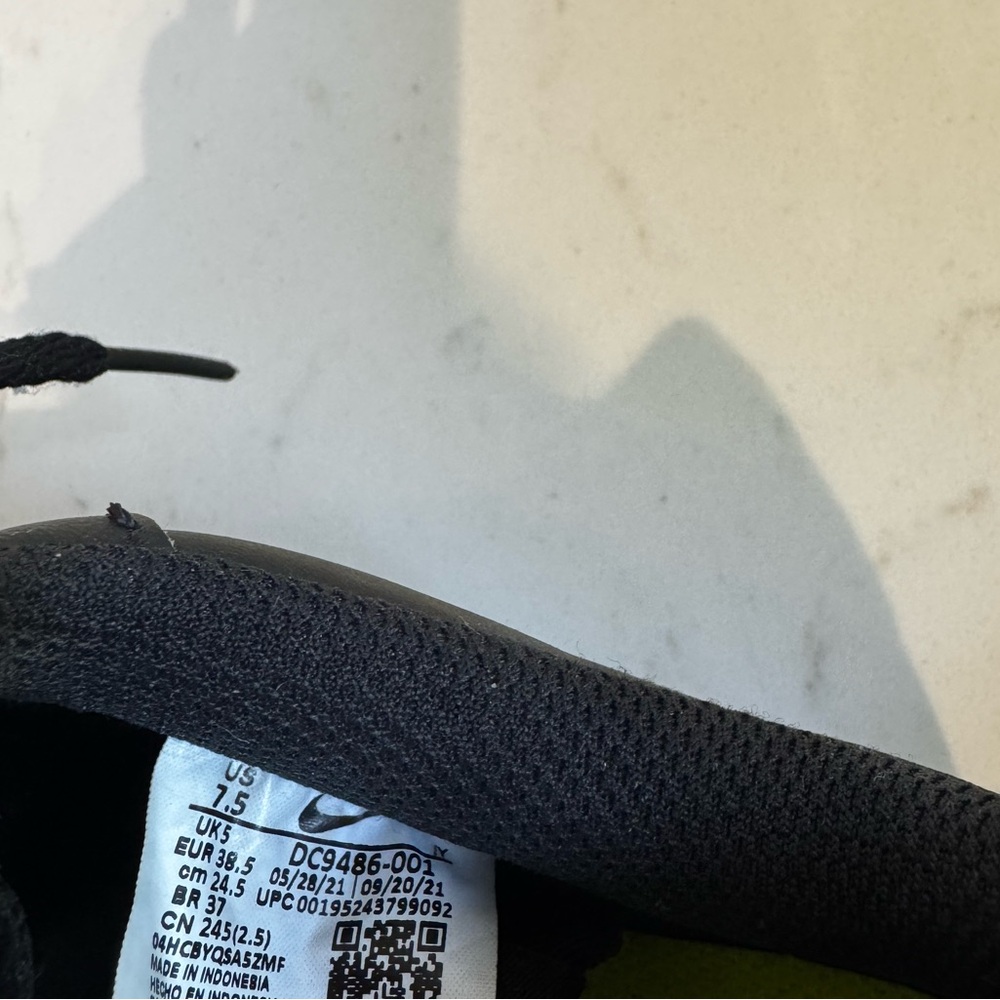 Nike Air Force 1 Black and White Sneakers - Picture 16 of 16